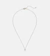 Stone And Strand Essential 14kt Gold Choker With Diamonds In Gold