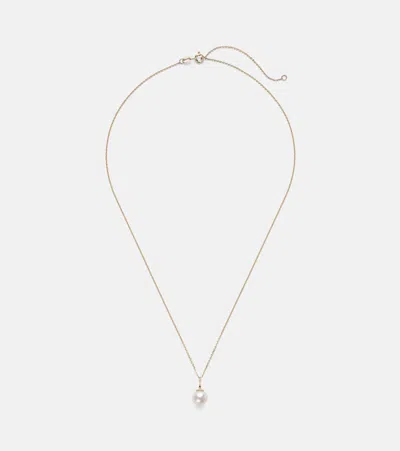Stone And Strand Essential 18kt Gold Necklace With Pearl