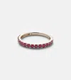 STONE AND STRAND FOREVER BIRTHSTONE 14KT GOLD RING WITH RUBY