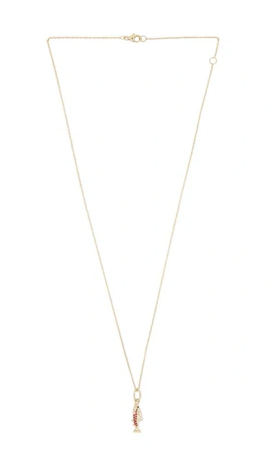 Stone And Strand Gold Salmon Brunch Necklace