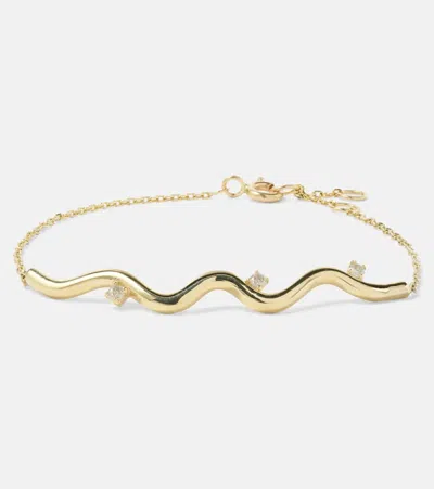 Stone And Strand Harbor Lights 10kt Gold Bracelet With Diamonds