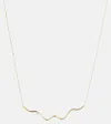 STONE AND STRAND HARBOR LIGHTS 10KT GOLD NECKLACE WITH DIAMONDS