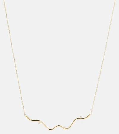 Stone And Strand Harbor Lights 10kt Gold Necklace With Diamonds