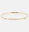 STONE AND STRAND LIQUID GOLD 14KT GOLD BRACELET WITH DIAMONDS