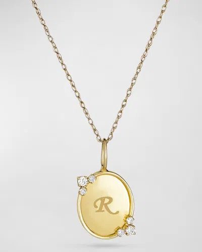 Stone And Strand Mirror Mirror Initial Necklace In P