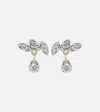 STONE AND STRAND MUSE DROP 10KT GOLD EARRINGS WITH DIAMONDS