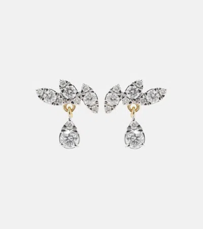 Stone And Strand Muse Drop 10kt Gold Earrings With Diamonds