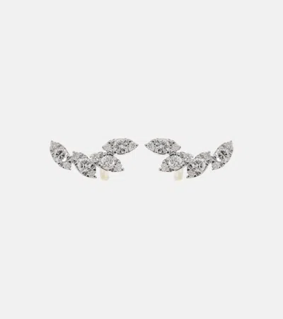 Stone And Strand Muse Tiara 10kt Gold Earrings With Diamonds
