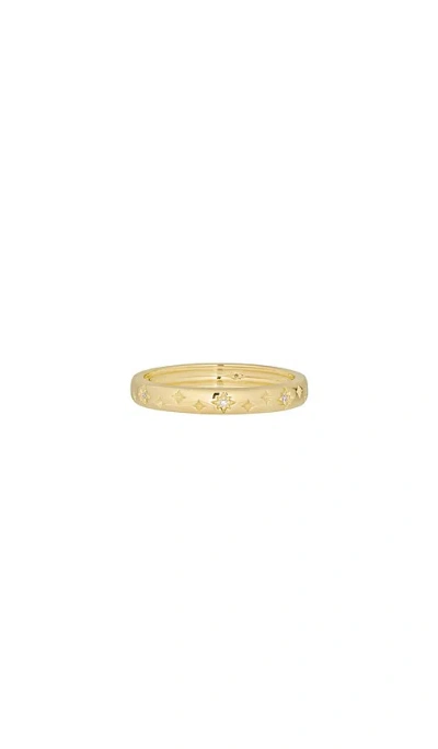 Stone And Strand Northern Star Diamond Ring In Gold