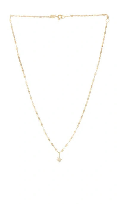 Stone And Strand Pave Northern Star Choker Necklace In Gold