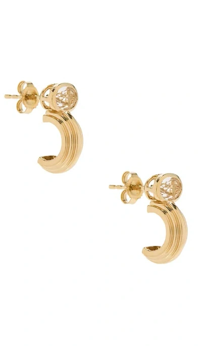 Stone And Strand Pavillion Earrings In Neutral