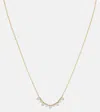 STONE AND STRAND PERFECT PEAR 10KT GOLD NECKLACE WITH DIAMONDS