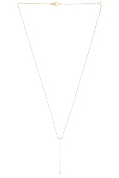 Stone And Strand Perfect Pear Diamond Lariat Necklace