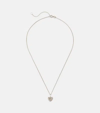 Stone And Strand Piece Of My Heart Sparkle 14kt Gold Necklace With Diamonds