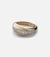 Stone And Strand Pistachio 10kt Gold Ring With Diamonds In Gold