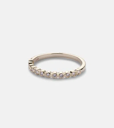 Stone And Strand Ring Slim Lattice Aus 14kt Gelbgold Mit Diamanten In Gold