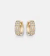 Stone And Strand Twin 14kt Gold Earrings With Diamonds In Gold