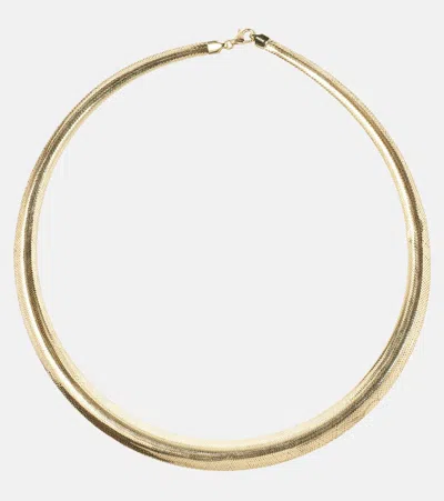 Stone And Strand Woven In Gold 10kt Gold Necklace