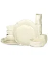 Stone By Mercer Project Atik 16pc Dinnerware Set In White