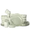 Stone By Mercer Project Atik 32pc Dinnerware Set In Grey