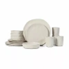 Stone By Mercer Project Hekonda 32-pc. Stoneware Dinnerware Set In White