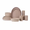 Stone By Mercer Project Katachi 16-pc. Stoneware Dinnerware Set In Pink