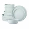 Stone By Mercer Project Modan 12-pc. Stoneware Dinnerware Set In Blue