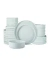 Stone By Mercer Project Modan 24pc Dinnerware Set In Blue-grey