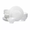 Stone By Mercer Project Nendo 16-pc. Stoneware Dinnerware Set In White