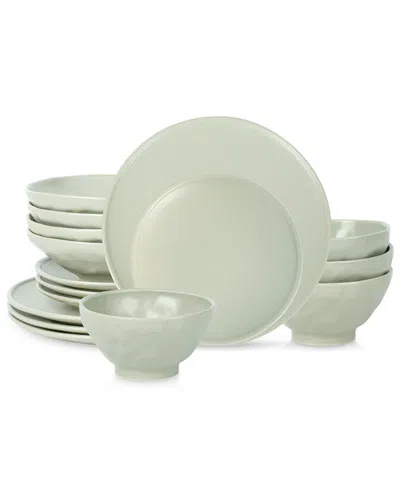 Stone By Mercer Project Nendo 16pc Stoneware Dinnerware Set