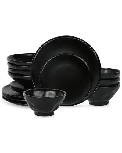 Stone By Mercer Project Nendo 16pc Stoneware Dinnerware Set
