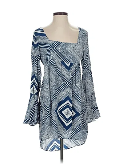 Pre-owned Stone Cold Fox Casual Dress In Blue