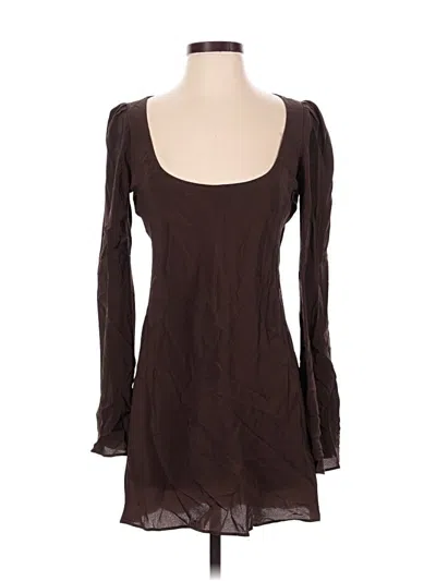 Pre-owned Stone Cold Fox Casual Dress In Brown