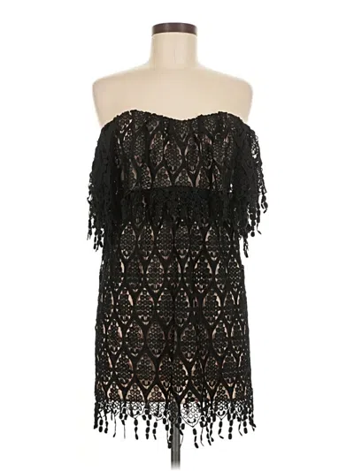 Pre-owned Stone Cold Fox Cocktail Dress In Black