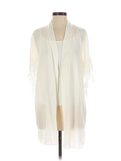 Stone Cold Fox Kimono In Ivory