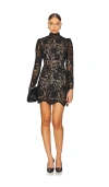 Stone Cold Fox Noosa Mini Dress In Black & Nude