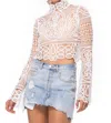 Stone Cold Fox Perkins Crop Top In White In White