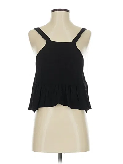 Pre-owned Stone Cold Fox Sleeveless Top Black Halter Neckline Tops