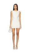Stone Cold Fox X Revolve Alex Sequin Mini Dress In Sand
