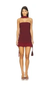 Stone Cold Fox X Revolve Alice Mini Dress In Red