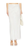 Stone Cold Fox X Revolve Audrey Maxi Skirt In White