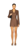 Stone Cold Fox X Revolve Bailey Mini Dress In Brown
