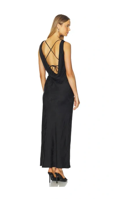 Stone Cold Fox X Revolve Billy Jacquard Gown In Black
