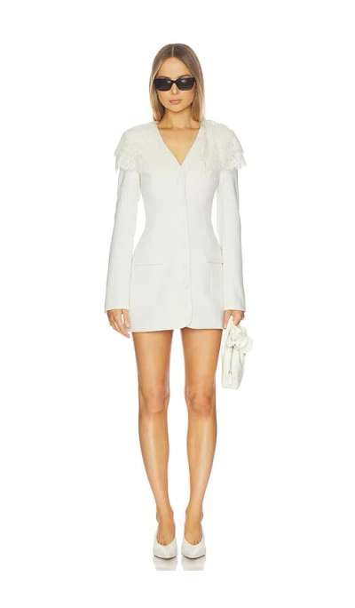 Stone Cold Fox X Revolve Bonnie Blazer Dress In White