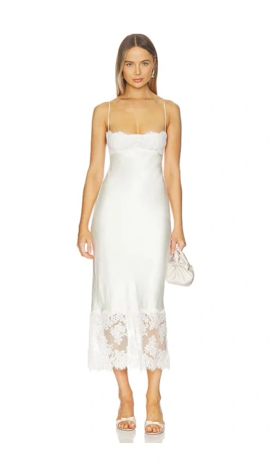 Stone Cold Fox X Revolve Carmela Midi Dress In White