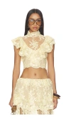 Stone Cold Fox X Revolve Celia Top In Neutral