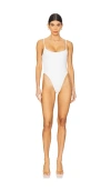 Stone Cold Fox X Revolve Evelyn Eyelet One Piece In White