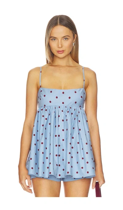 Stone Cold Fox X Revolve Florence Top In Blue