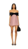 Stone Cold Fox X Revolve Isabella Mini Dress In Black & Blush