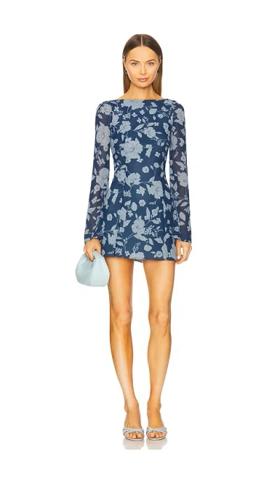 Stone Cold Fox X Revolve Jenna Mini Dress In Blue